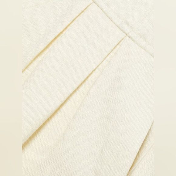 NWT Veronica Beard Alicia High-Rise Shorts Off White Sz 0 retail $ 348.00 - Picture 12 of 12